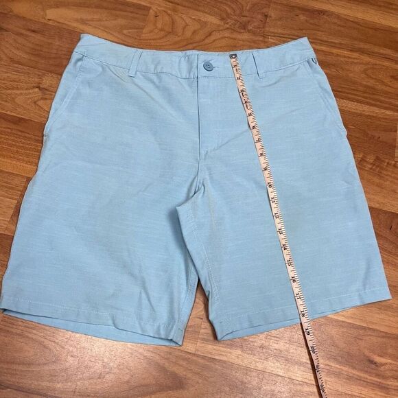 Goodfellow & Co Mens Mid-Rise Flat Front Chino Shorts Blue Size W33 - Picture 5 of 13
